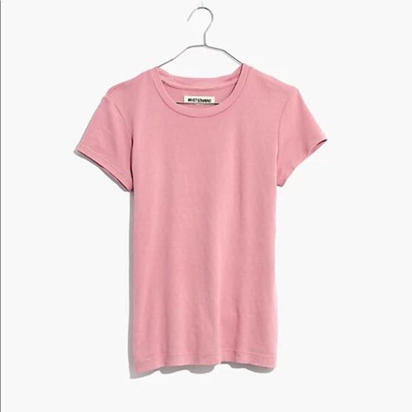 Madewell x Rivet & Thread Ponitelle Vintage Shrunken Pink Tee - Picture 9 of 9